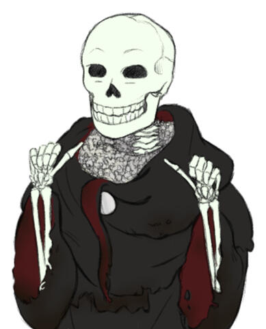 skeleton cleric