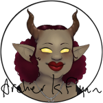 brown tiefling token